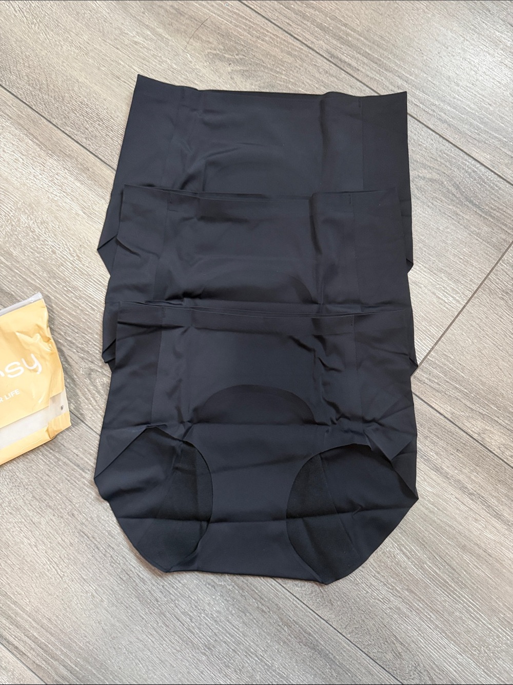 Black Seamless Kids High-Rise Underwear - Pack of 3